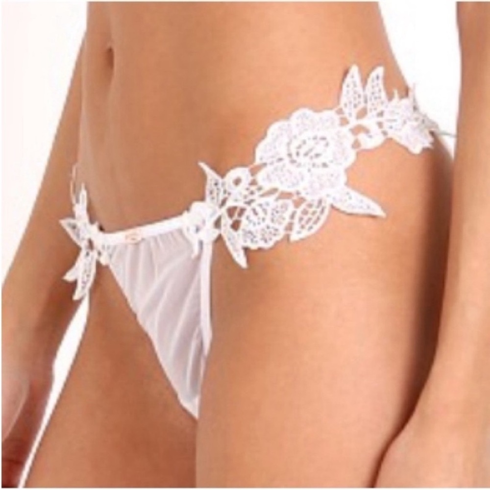 NWT REVOLVE Daydream Nation Jackie Rodes Underwear White XSmall, Small or Med
